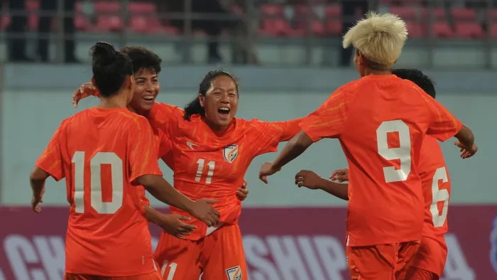 भारतीय टीम ने पाकिस्तान को 5-2 से मात दी (Pic Credit- AIFF X)