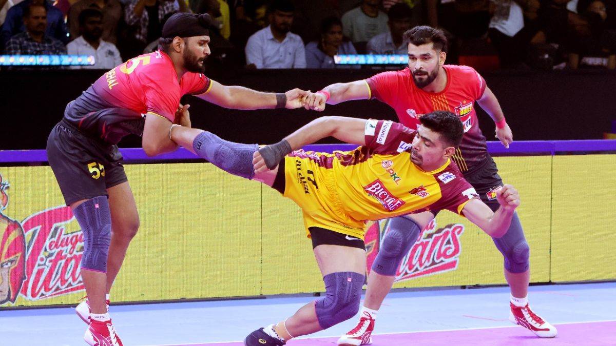 pkl 11 telugu titans beat bengaluru bulls 37 29 in season opener match