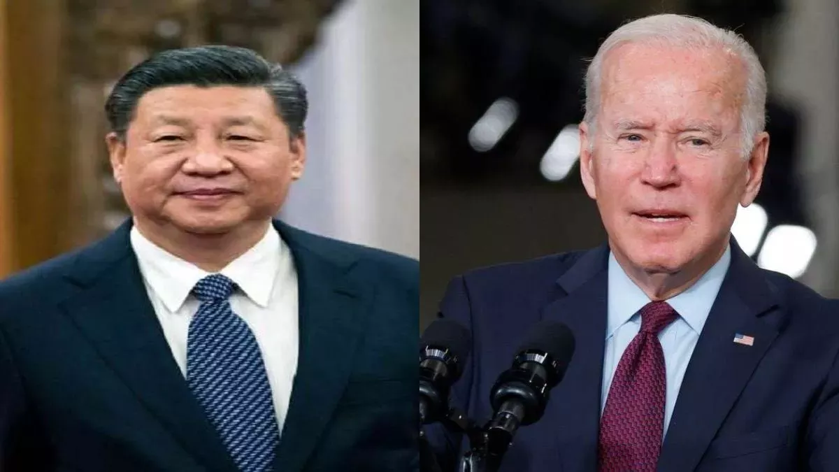 अमेरिका के राष्ट्रपति जो बाइडन और चीन के राष्ट्रपति जिनपिंग की फाइल फोटो। 1