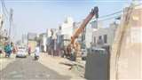 जालंधर-होशियारपुर मार्ग पर आदमपुर में अधूरा पड़ा फ्लाईओवर का निर्माण।