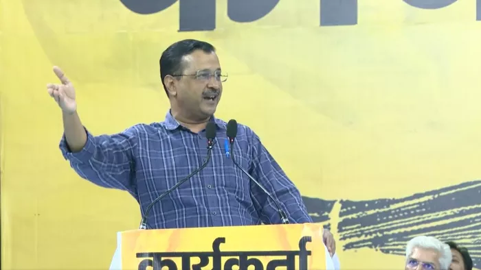 अरविंद केजरीवाल ने 2024 लोकसभा चुनाव को लेकर भरी हुंकार।