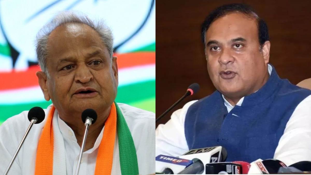 on congress 7 guarantees assam cm himanta biswa sarma slam rajasthan cm ashok gehlot