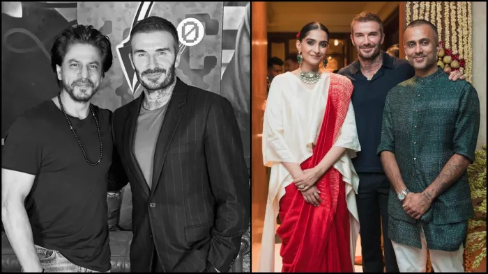 डेविड बेकहम ने शाह रुख खान और सोनम कपूर को शानदार स्वागत के लिए कहा धन्यवाद। (फोटो क्रेडिट- इंस्टाग्राम)