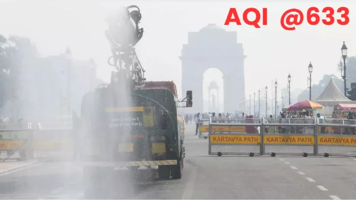 दिल्ली-एनसीआर में सोमवार को भी एक्यूआई गंभीर स्थिति में रहा। फाइल फोटो