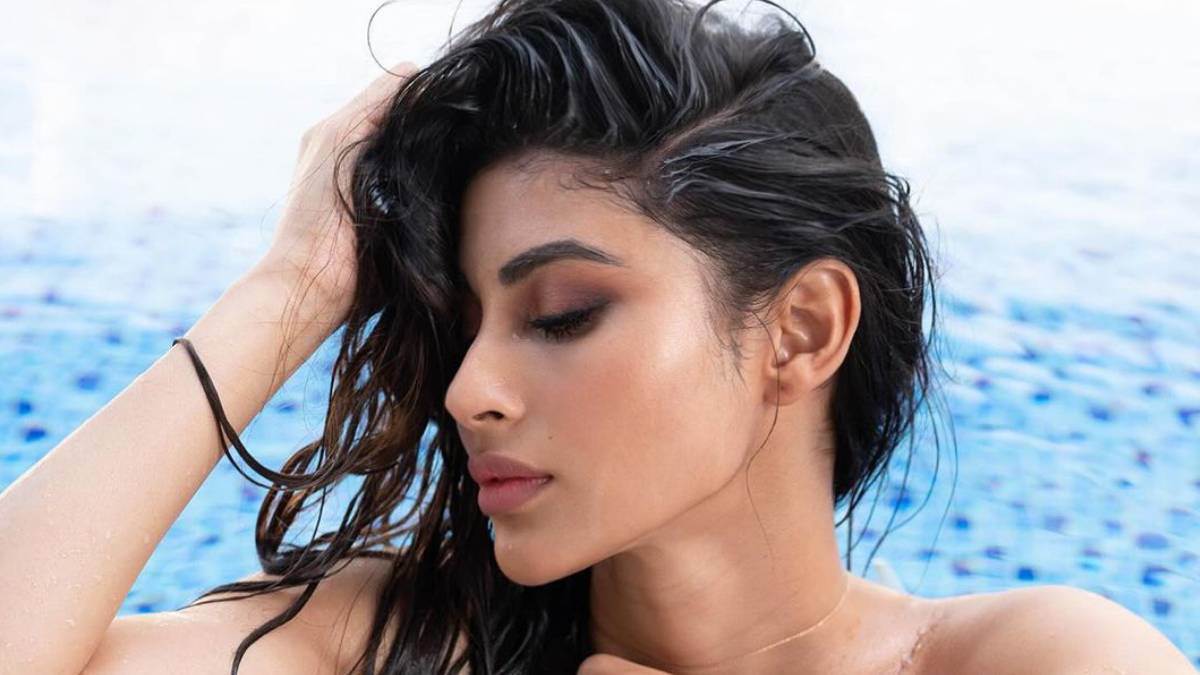 mouni roy shares her bold pool photos on social media fans shocked see mouni roy pictures here