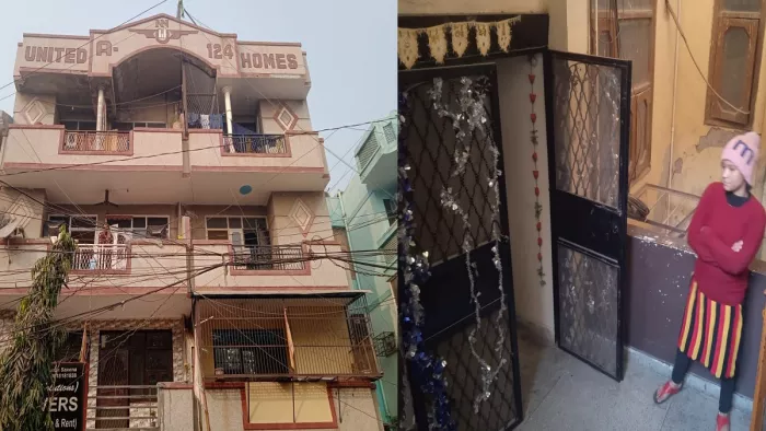 साहिबाबाद में में मंगलवार मध्य रात्रि घर में दंपति का शव अलग-अलग कमरे में फंदे पर लटका मिला। जागरण फोटो