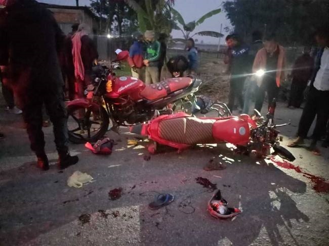 नेपाल के केचना में ठाकुरगंज के दो बाइक चालकों की मौत
