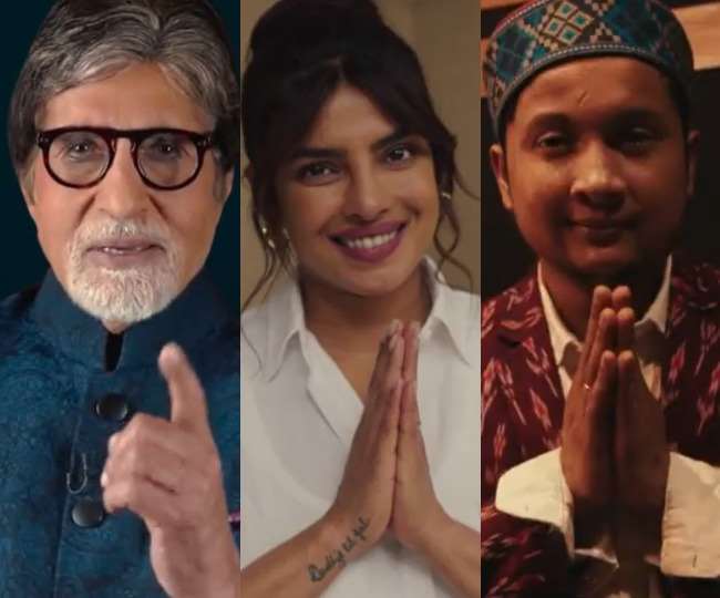 unicef india release a music video with amitabh bachchan and priyanka chopra and others. Photo Credit- Instagram
