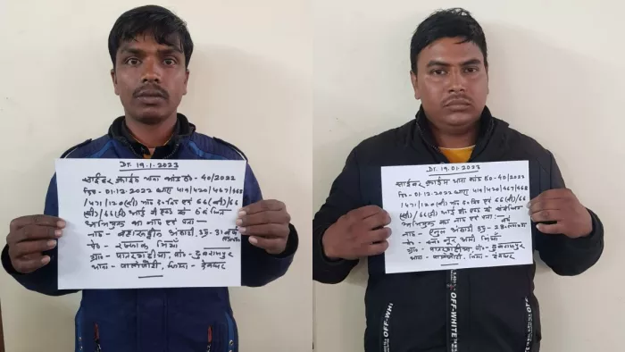 मोबाइल पर एनी डेस्क एप डाउनलोड करवा खाते से 3.49 लाख उड़ाने वाले देवघर से गिरफ्तार