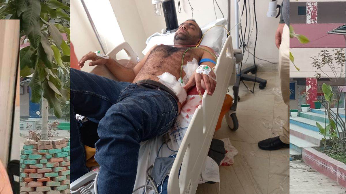 ncr during practical exam a student stabbed teacher with a knife in delhi