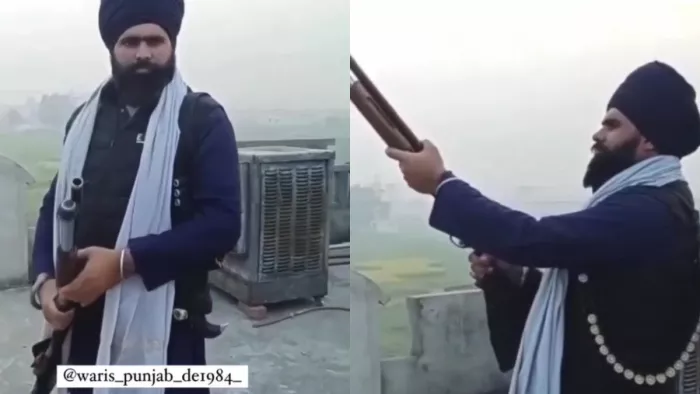 अमृतपाल के गनमैन की पंप एक्शन से गोलियां चलाने की वीडियो इंटरनेट मीडिया पर वायरल