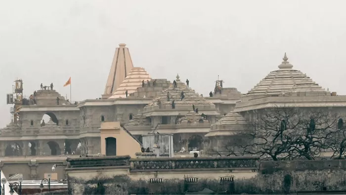 अयोध्या में स्थित राम मंदिर (फोटो: एएनआई)