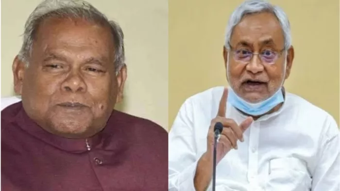 जीतन राम मांझी और नीतीश कुमार (जागरण)