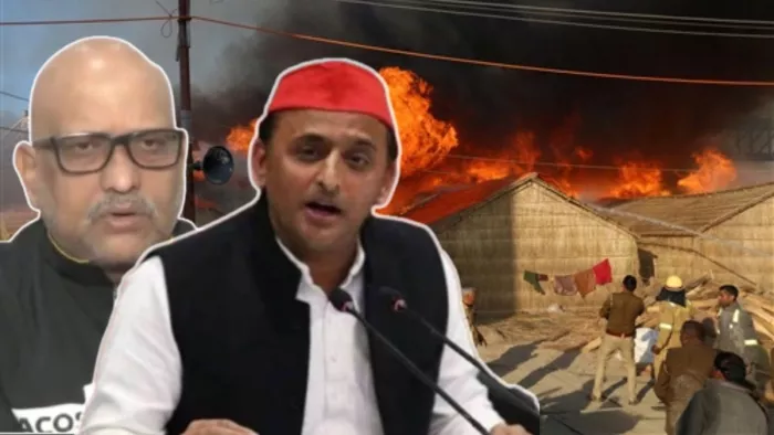 महाकुंभ को लेकर सपा और कांग्रेस ने भाजपा सरकार पर सवाल उठाए। (तस्वीर जागरण)