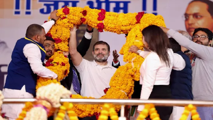 बिहार प्रदेश कांग्रेस मुख्यालय सदाकत आश्रम में राहुल गांधी