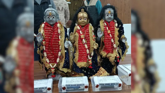 मीरजापुर में चोरी हुईं राम-जानकी की अष्टधातु मूर्तियां बरामद