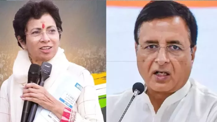 रणदीप सुरजेवाला और कुमारी सैलजा। फाइल फोटो