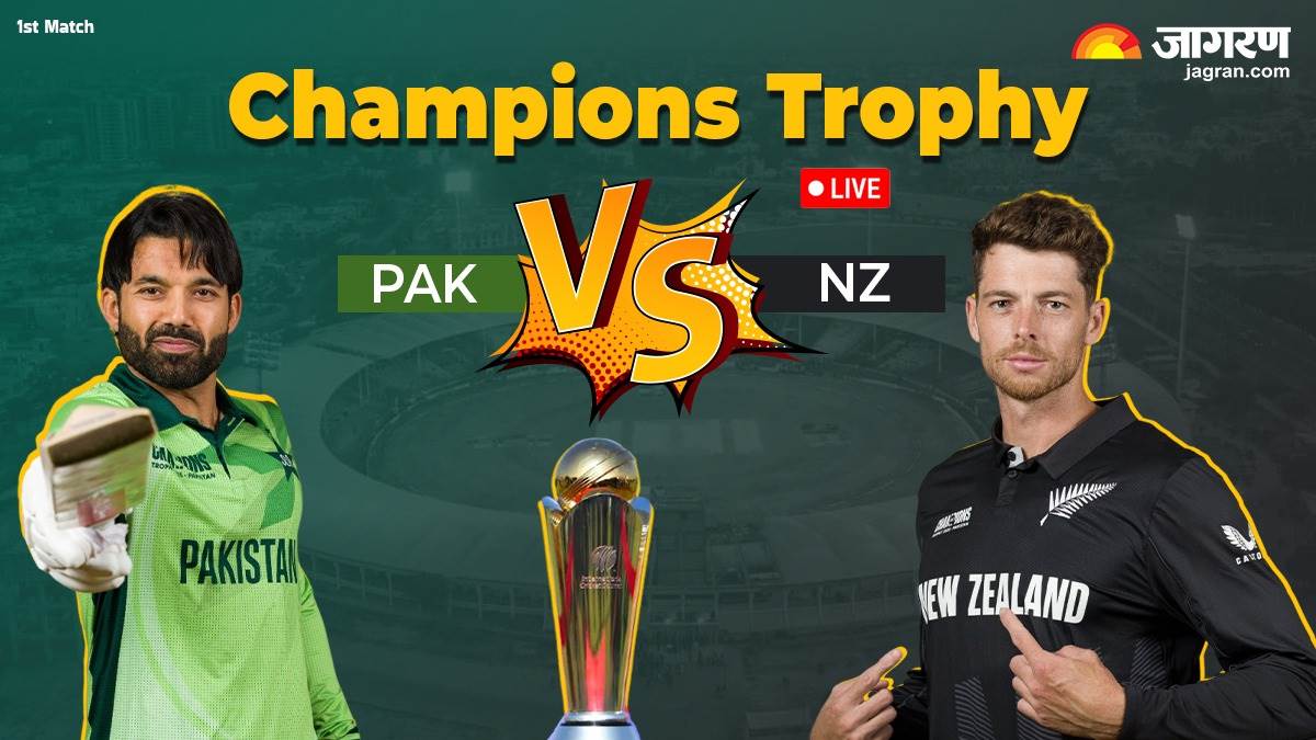 PAK vs NZ Highlights न्‍यूजीलैंड ने जीत के साथ किया चैंपियंस ट्रॉफी का शंखनाद पाकिस्‍तान घर में हुआ शर्मसार - Pak Vs Nz Live Match Highlights New Zealand beat Pakistan by 60 runs in opening match of Champions Trophy 2025 played at Karachi National Stadium
