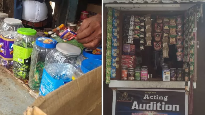 झारखंड में खुलेआम बिक रहा गुटखा। फोटो- जागरण