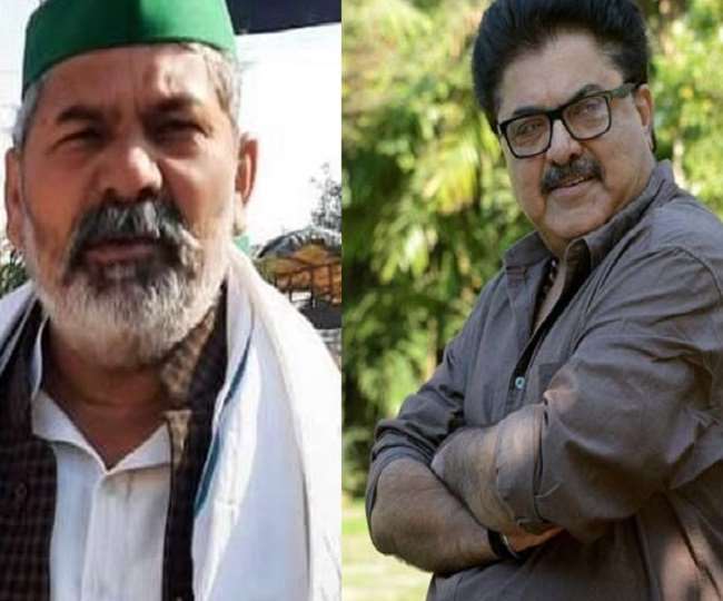 किसान नेता राकेश टिकैत और बॉलीवुड के नामी डायरेक्टर अशोक पंडित की फाइल फोटो।