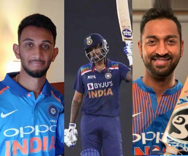 Prasidh Krishna Suryakumar Yadav और Krunal Pandya को वनडे टीम में चुना गया है