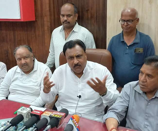 हरियाणा प्रदेश व्यापार मंडल के प्रांतीय अध्यक्ष बजरंग गर्ग।
