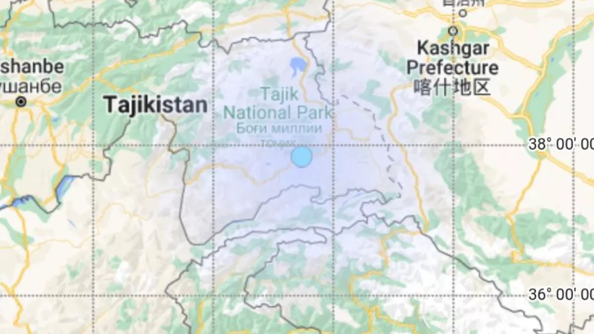 ताजिकिस्तान में महसूस किए गए भूकंप के झटके