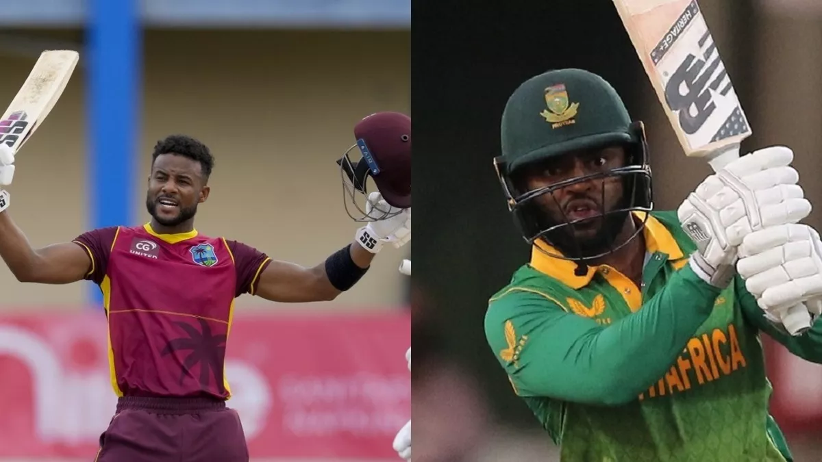 SA vs WI 1st Odi: शाई होप और टेंबा बावुमा ने जमाए शतक