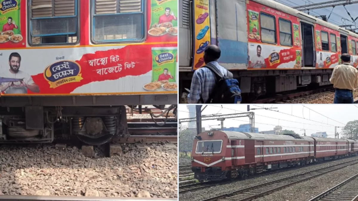 हावड़ा रेलवे स्टेशन पर पटरी से उतरी ईएमयू ट्रेन