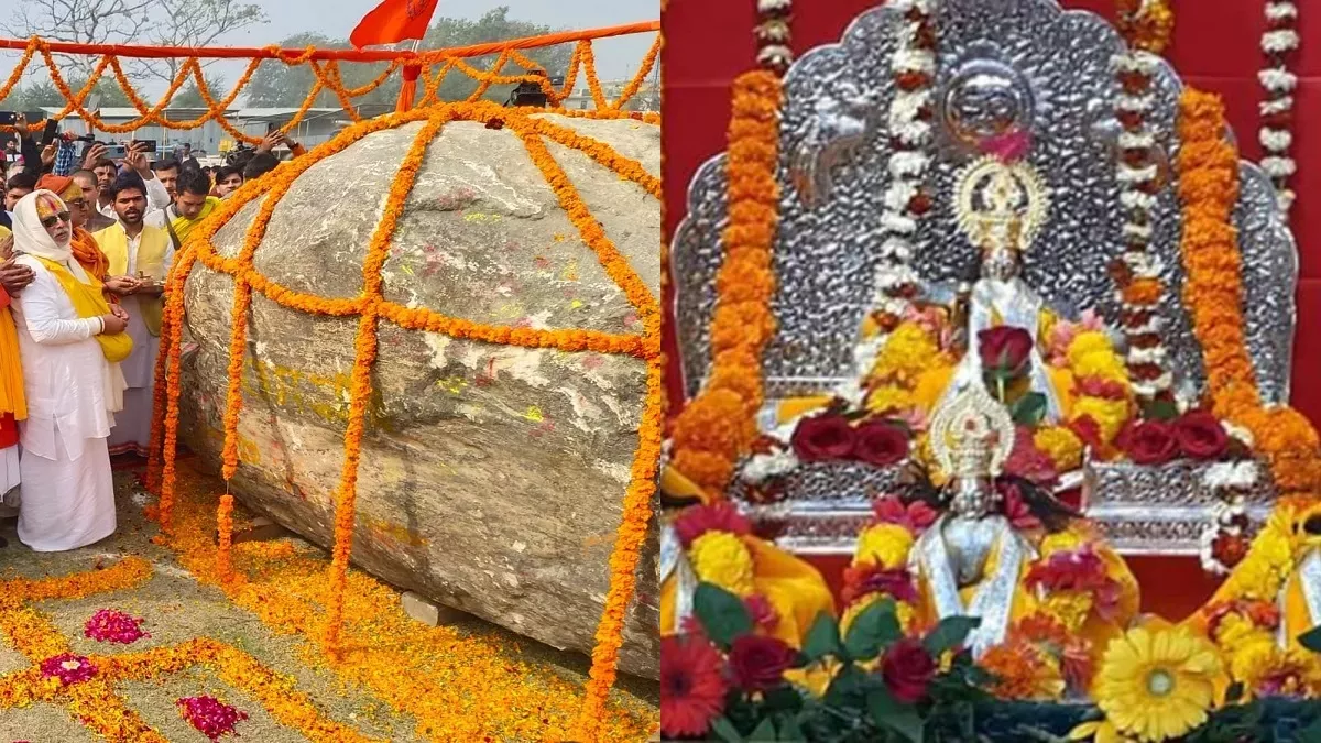 अयोध्या में राम लला की मूर्ति के लिए कर्नाटक से रवाना हुई शिला (फाइल फोटो)