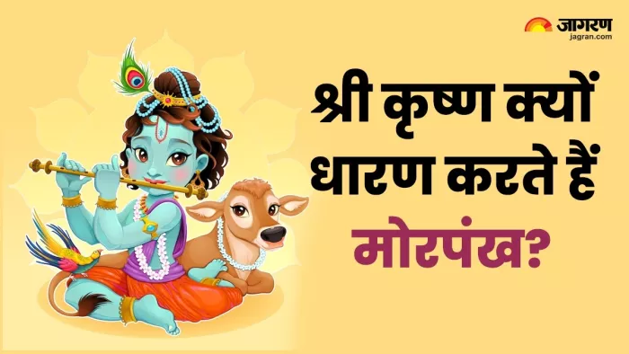 Krishna Morpankh श्री कृष्ण मोर पंख क्यों धारण करते थे?
