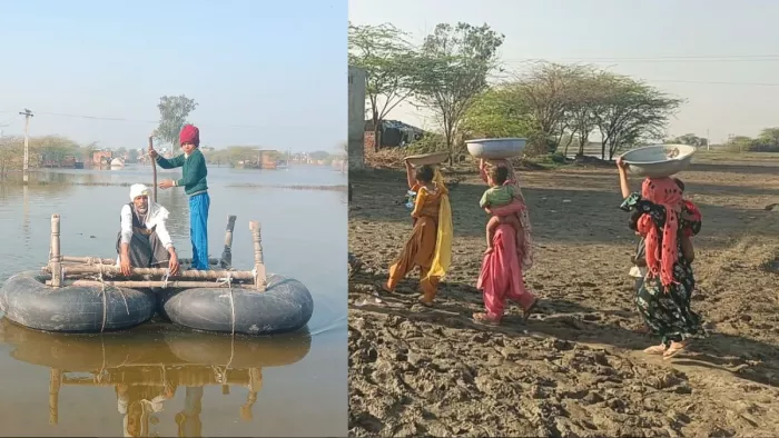लोगों को छह माह तक हवा भरी ट्यूब से सफर का दंश झेलना पड़ा। जागरण फोटो