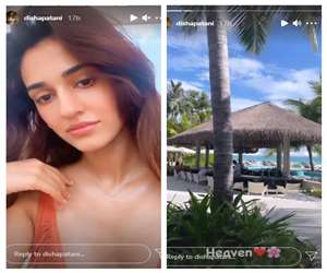 Disha Paatni shares video of Maldives vacation, enjoying with rumored boyfriend Tiger Shroff?. photo source @dishapatani instagram.