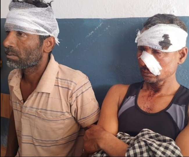 bloody conflict over land dispute in amroha ten people injured in fighting seven in critical condition