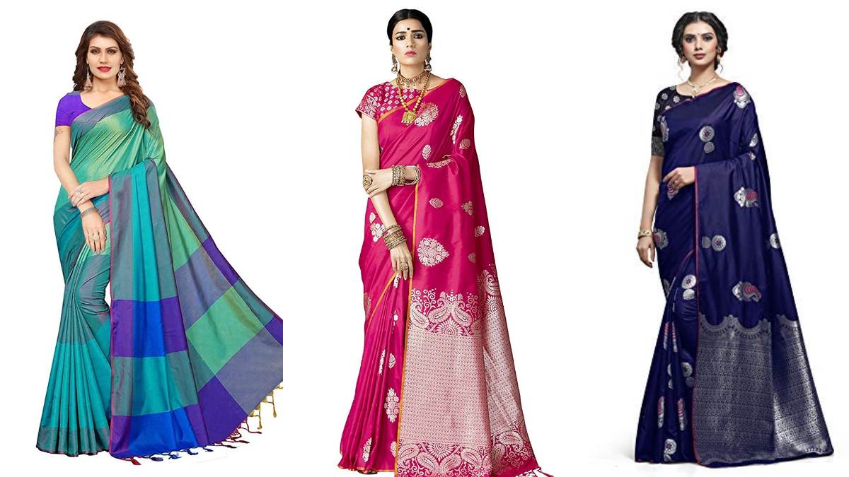 Amazon Sale On Silk Sarees: बंपर ऑफर में साड़ियों पर मिल रही है 87% तक की छूट, जो आपको देंगी मॉडर्न एथनिक लुक