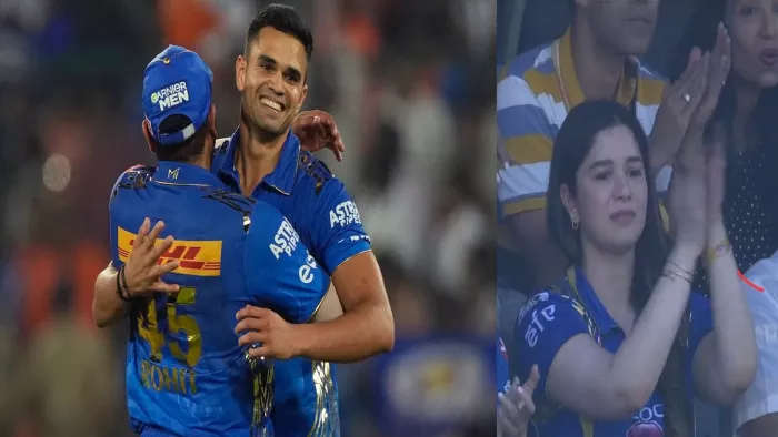 Sara Tendulkar Post on Arjun first IPL Wicket SRH vs MI