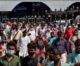 देश में धीरे-धीरे कम हो रहा कोराना का संक्रमण। (फोटो: दैनिक जागरण)