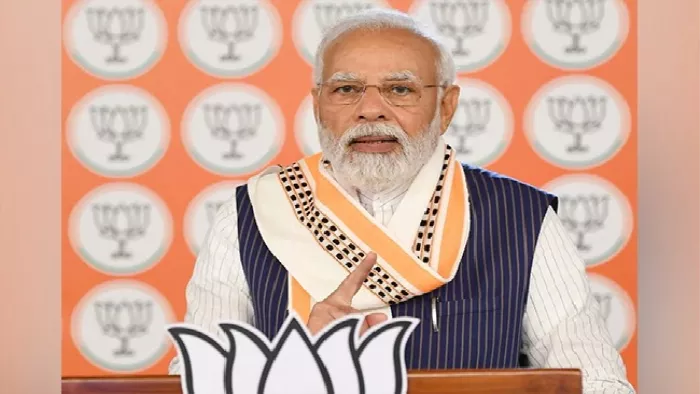 प्रधानमंत्री नरेंद्र मोदी जयपुर में भाजपा के राष्ट्रीय पदाधिकारियों की एक बैठक को वर्चुअली संबोधित करेंगे। (फाइल फोटो)
