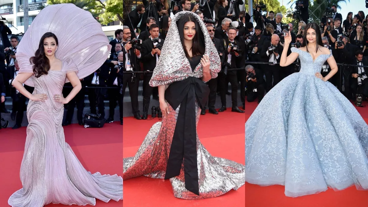 Cannes 2023: कान्स फिल्म फेस्टिवल में ऐश्वर्या राय बच्चन के कुछ आयकॉनिक  गाउन, जिसकी खूब हुई चर्चा - Aishwarya Rai bachchans iconic gown looks over  the years in Cannes Film festival