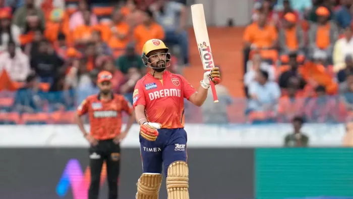 Prabhsimran IPL Fifty, प्रभसिमरन सिंह ने जड़ी आईपीएल की दूसरी फिफ्टी। फोटो- BCCI