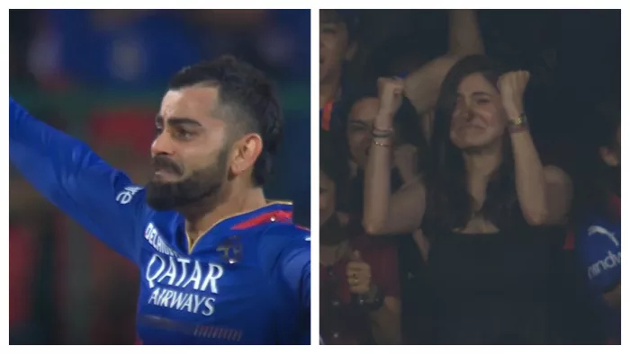 RCBvs CSK: आईपीएल मैच से विराट कोहली और अनुष्का शर्मा