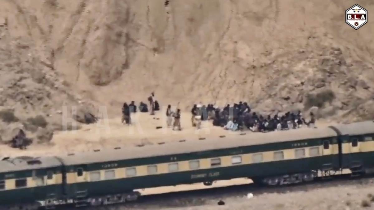 balochistan bla releases video of jaafar express train attack