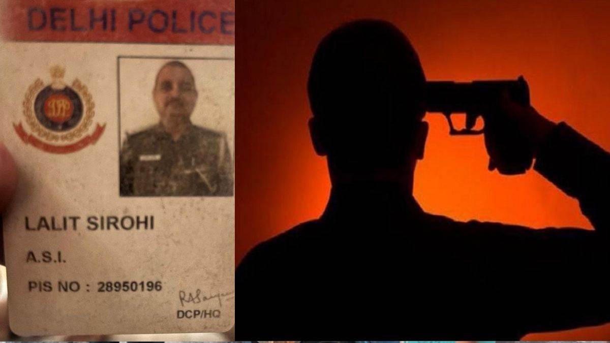ncr delhi police sub inspector lalit sirohi committed suicide by shot in ghazipur of delhi