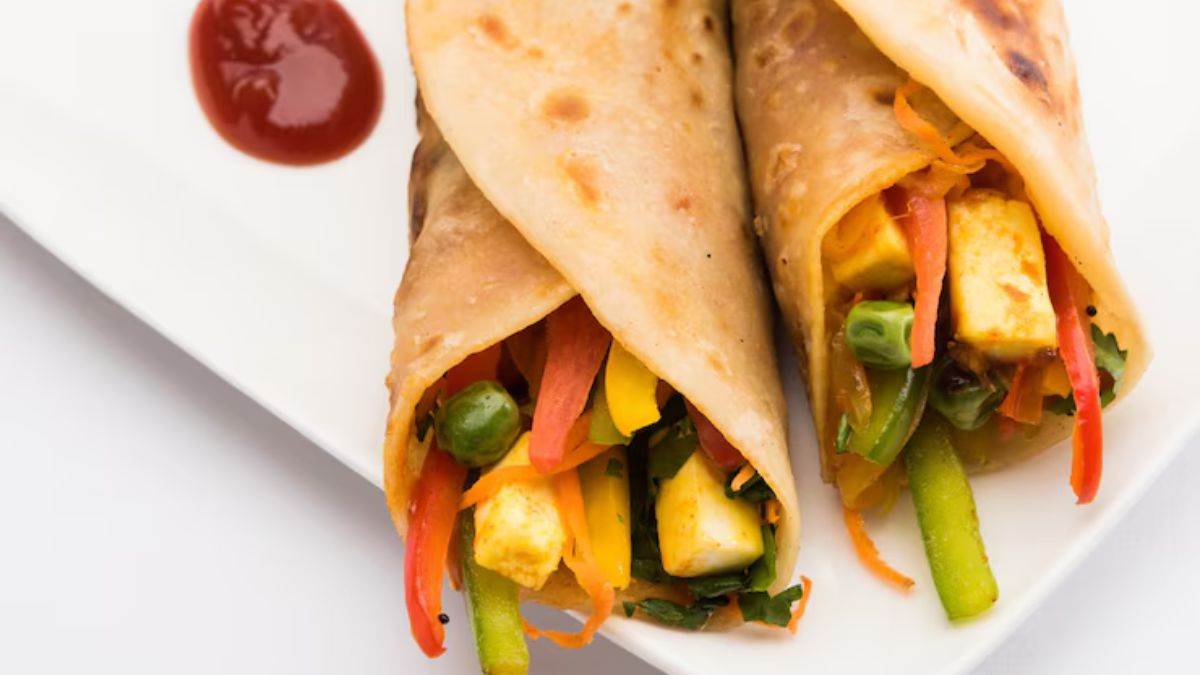 now get the taste of the kathi roll at home prepare it instantly with this easy recipe