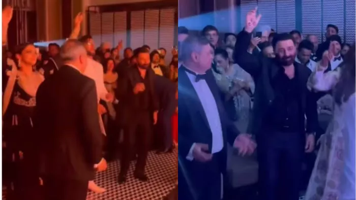 Karan Deol Reception Leak Video, Karan Deol Reception video