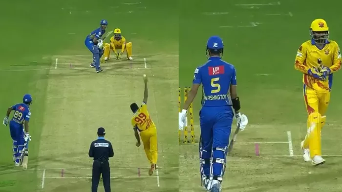TNPL 2023 VIDEO: Baba Indrajith में दिखी धोनी की परछाई