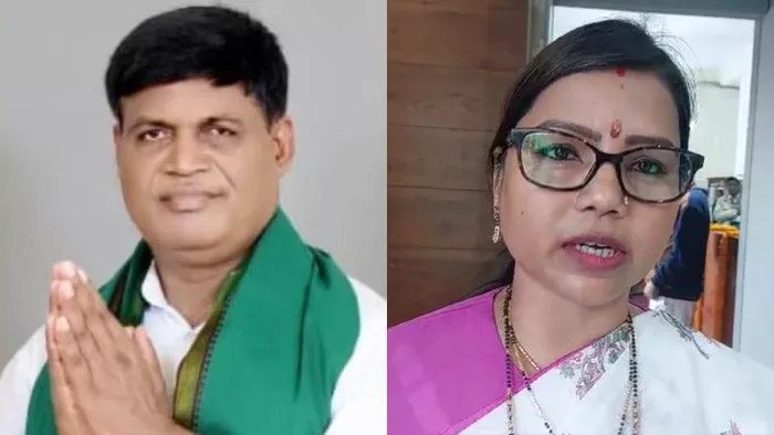 जदयू प्रत्याशी कलाधर प्रसाद मंडल और राजद प्रत्याशी बीमा भारती। (फाइल फोटो)