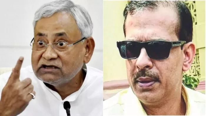 बिहार के CM नीतीश कुमार और अपर मुख्य सचिव केके पाठक। (फाइल फोटो)