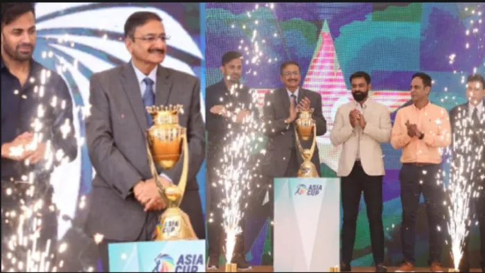Asia Cup 2023 Trophy: PCB के चेयरमैन ने किया एशिया कप 2023 की ट्रॉफी का अनावरण