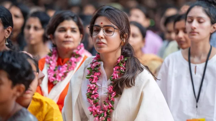 Samantha Ruth Prabhu Sadhguru Isha Foundation, Samantha Ruth Prabhu